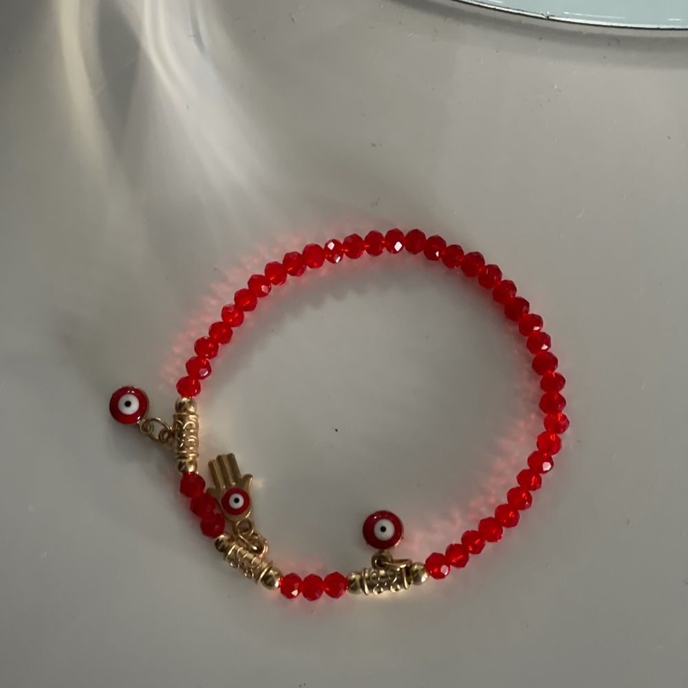 Evil Eye Bracelet Red String Kabbalah Protection Handmade Bracelet For Women Men